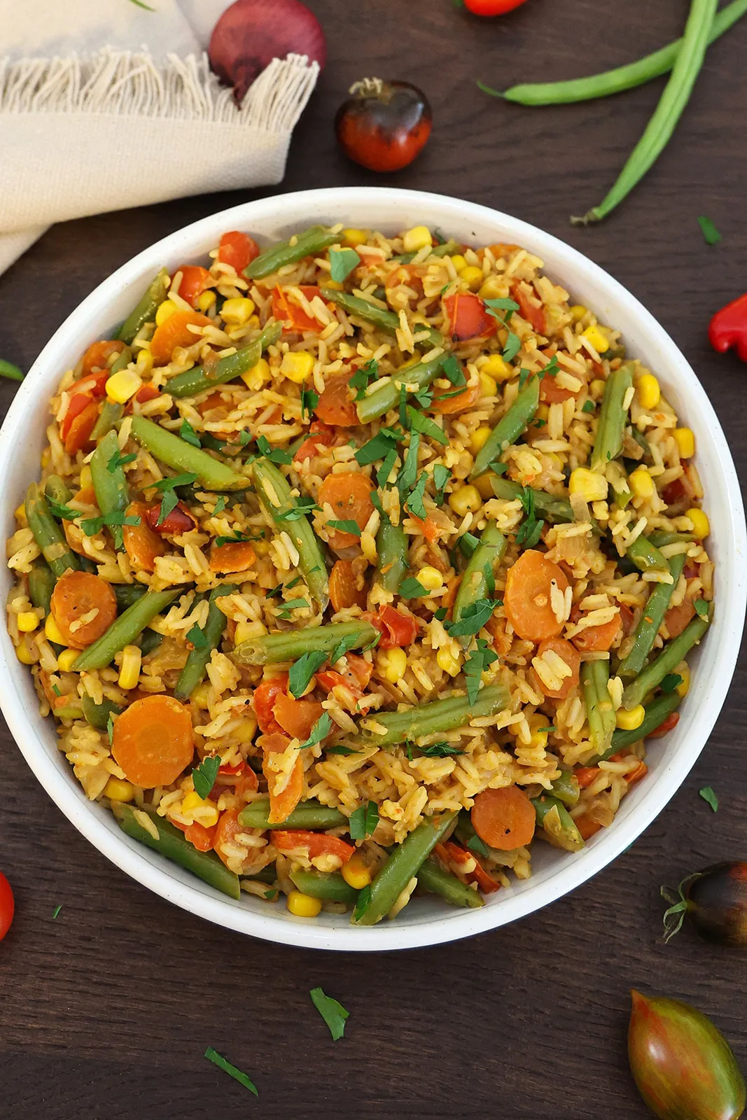 Cremige Gemüse-Reispfanne-Vegan-ballesworld